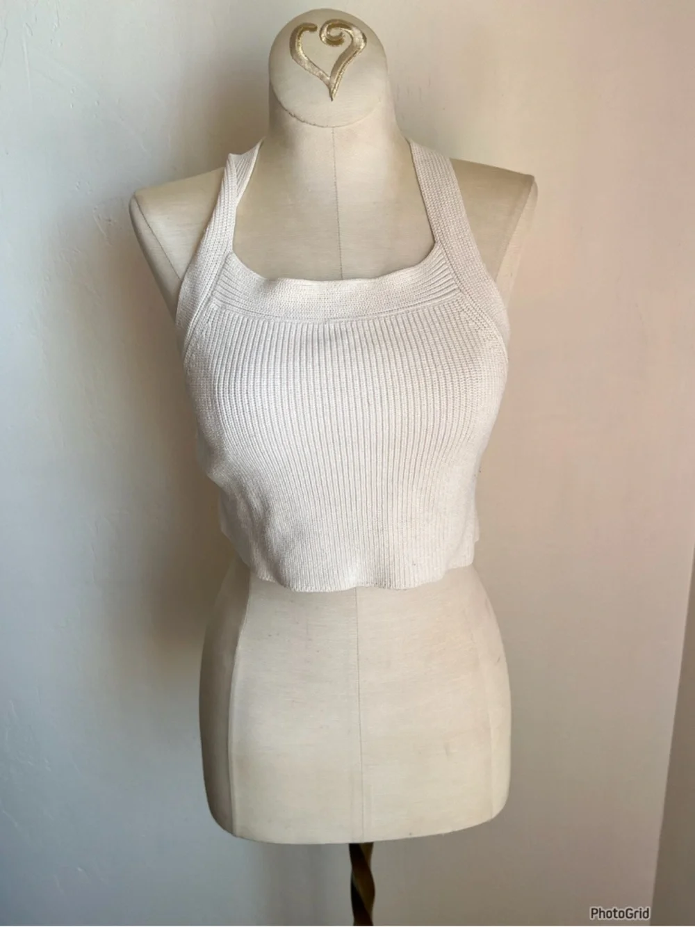 Aritizia Wilfred Cayenne Tie Back Cream Tank - Picture 2 of 5